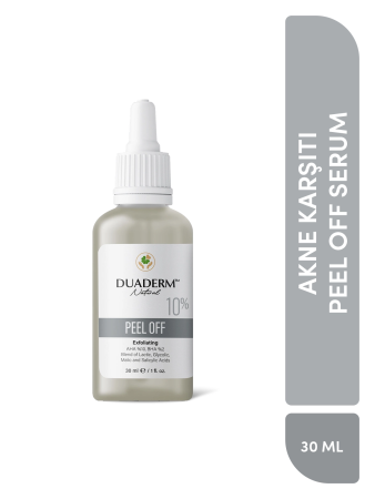 Akne Karşıtı, Siyah Nokta Önleyici Peel Off Serum (AHA 10% + BHA 2%) 30 ml - 1