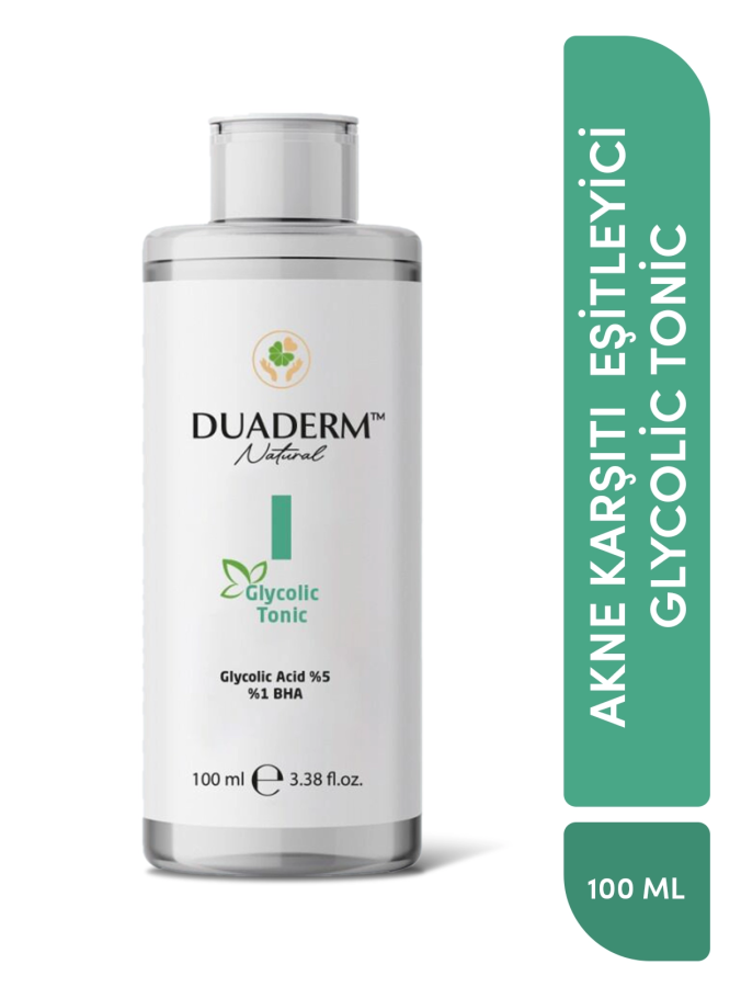 Akne Karşıtı ve Ton Eşitleyici Glycolic Tonic (Glycolic Acid 5% + BHA) 100 ml - 1