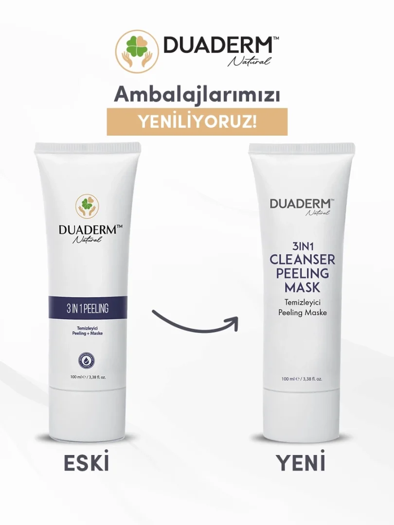 3in1 CİLT TEMİZLEYİCİ PEELİNG MASKE - (1)