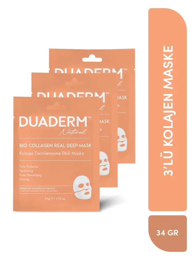 Duaderm Bio Collagen Real Deep Mask 3'lü - 1