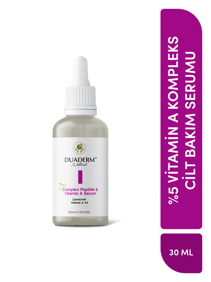 Anti-Wrinkle, Tone-Even Complex Peptide & Vitamin A Serum (Liposomal Vitamin A 5%) 30 ml - 3