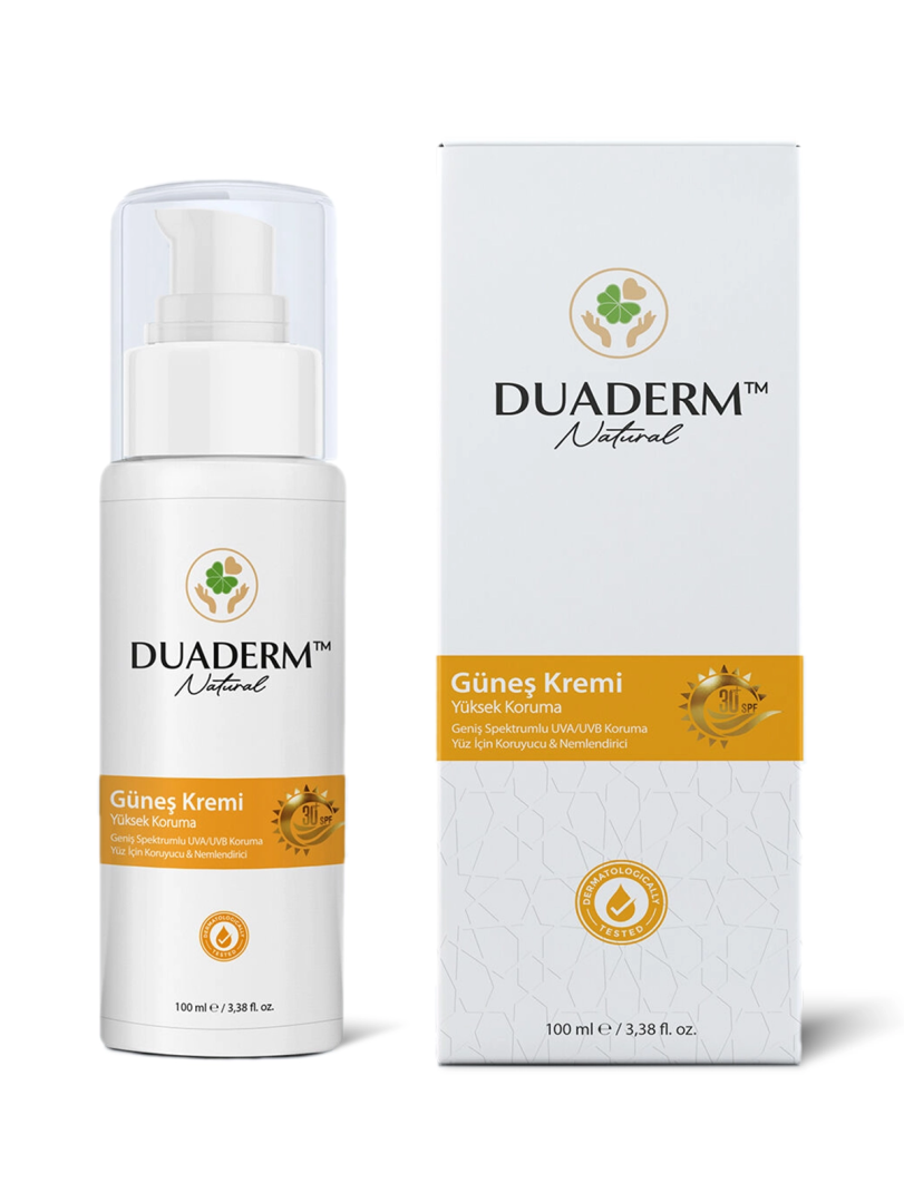 Duaderm Protective Facial Sunscreen SPF30+ (Vitamin E + UVA/UVB) 100 ml - (1)