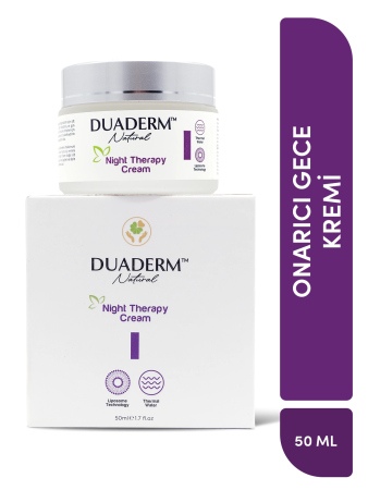 Kırışıklık Karşıtı, Onarıcı Night Therapy Cream (Liposomal Vit C & Vit A ) 50 ml - 
