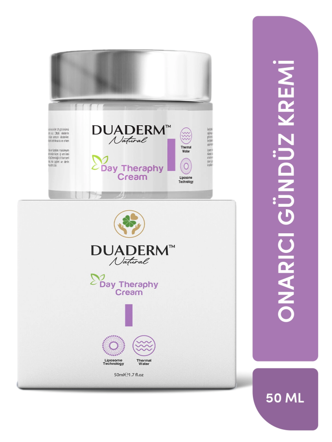 Kırışıklık Karşıtı ve Onarıcı Day Therapy Cream (Sodyum Hyalunorat, Lipozomal Vit E) 50 ml - 1