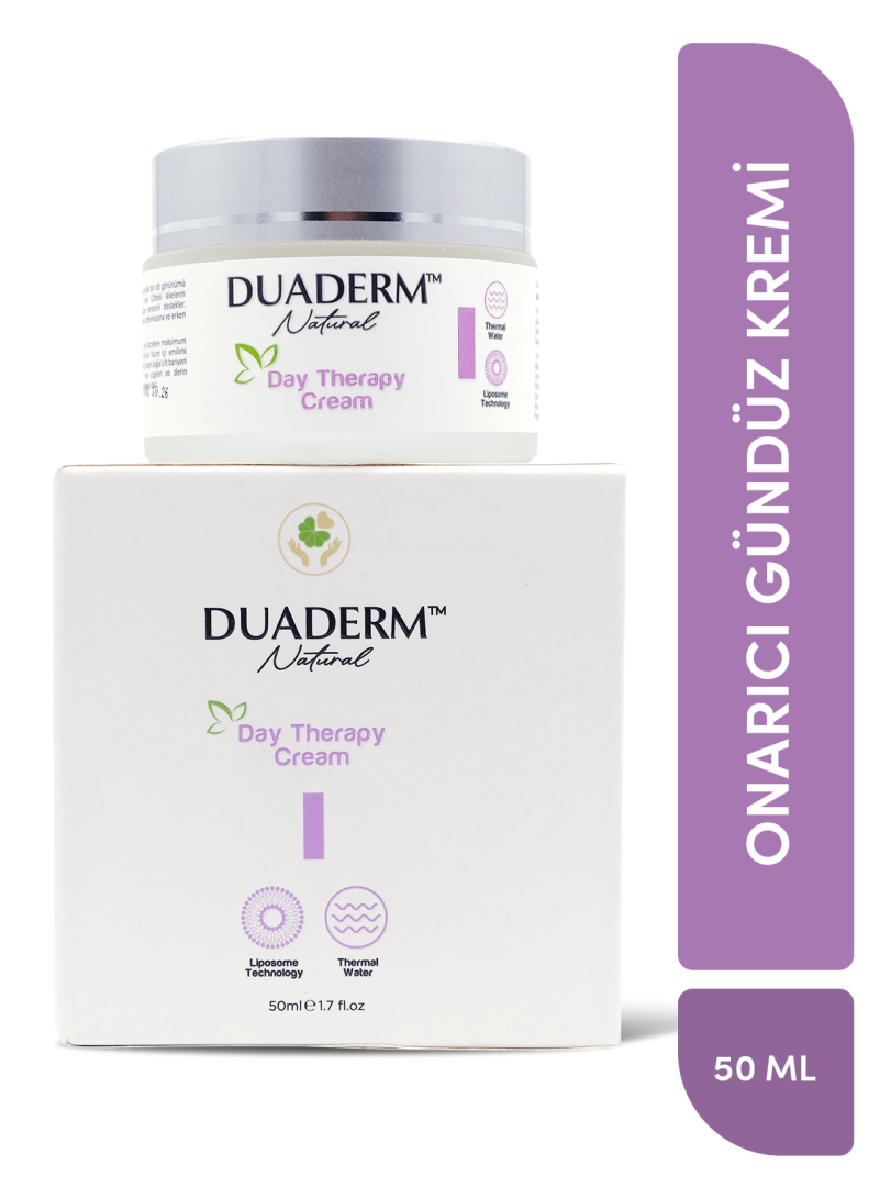 Kırışıklık Karşıtı ve Onarıcı Day Therapy Cream (Sodyum Hyalunorat, Lipozomal Vit E) 50 ml - 