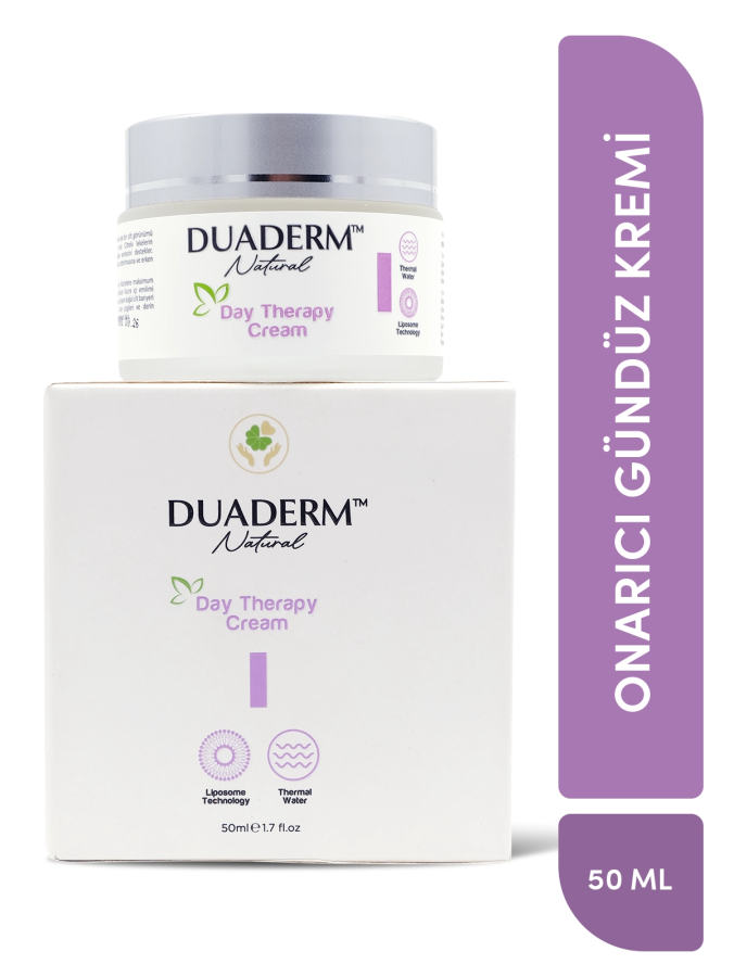 Kırışıklık Karşıtı ve Onarıcı Day Therapy Cream (Sodyum Hyalunorat, Lipozomal Vit E) 50 ml - 1