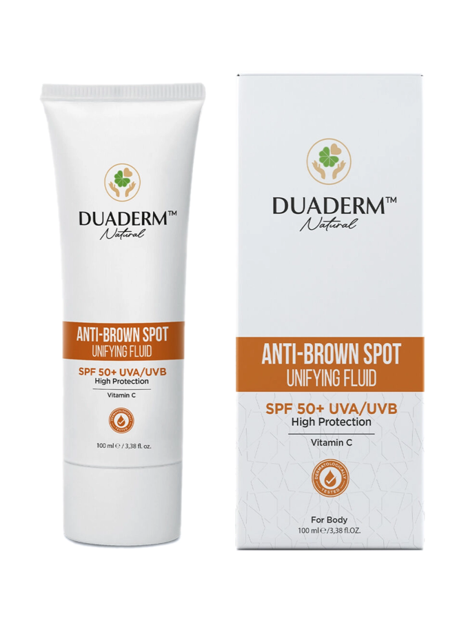Leke Karşıtı Yüksek Koruma Anti-Brown Vücut Güneş Kremi SPF50+ (Vitamin C + UVA/UVB) 100 ml - 