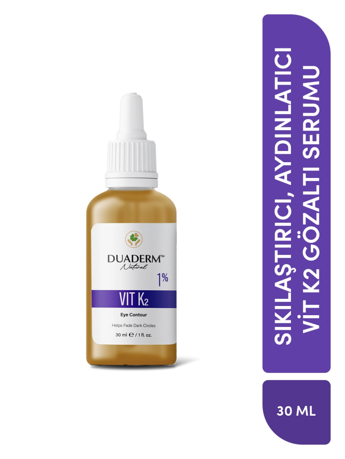 Sıkılaştırıcı, Aydınlatıcı Vit K2 Gözaltı Serumu (Caffeine + 1% Vitamin K2 ) 30ml - 1