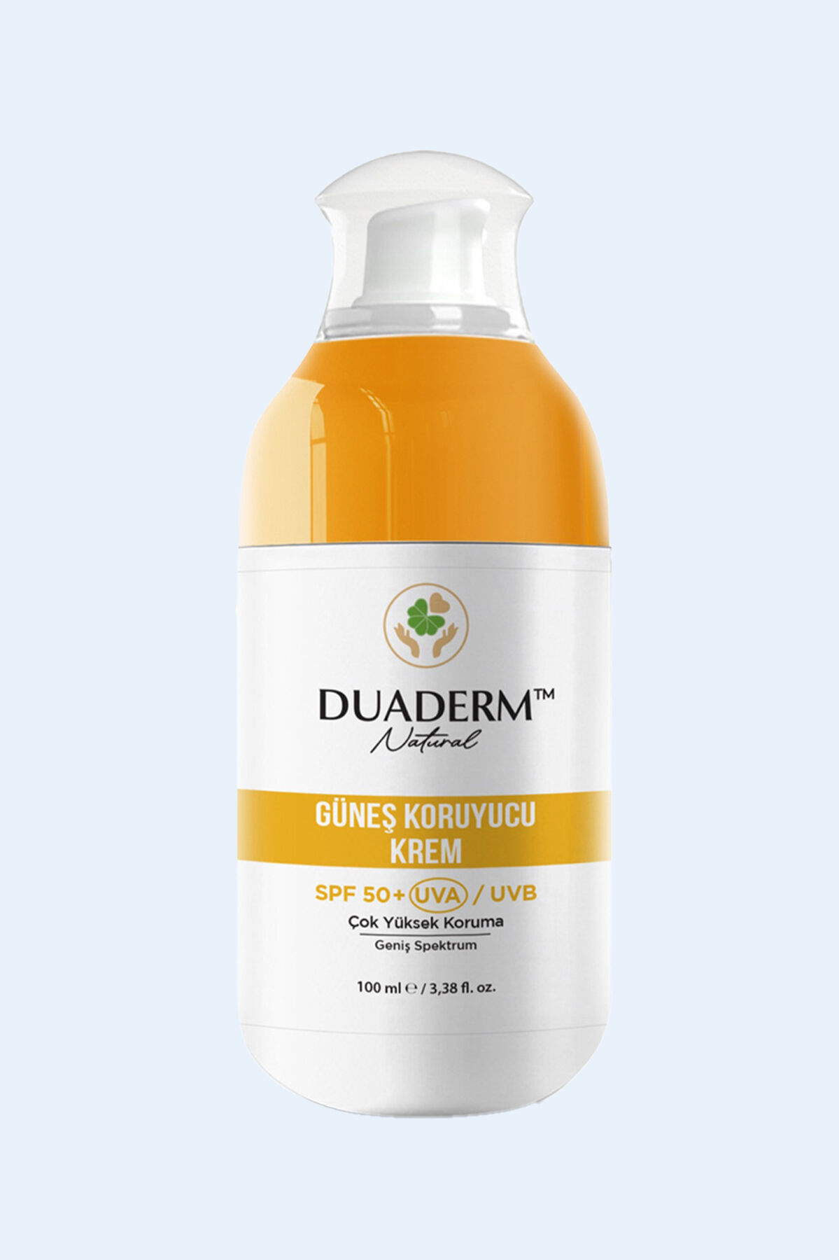 Yeni Filtreli C Vitaminli Yüz ve Vücut Güneş Kremi SPF50+ (Vitamin C + UVA/UVB) 100 ml
